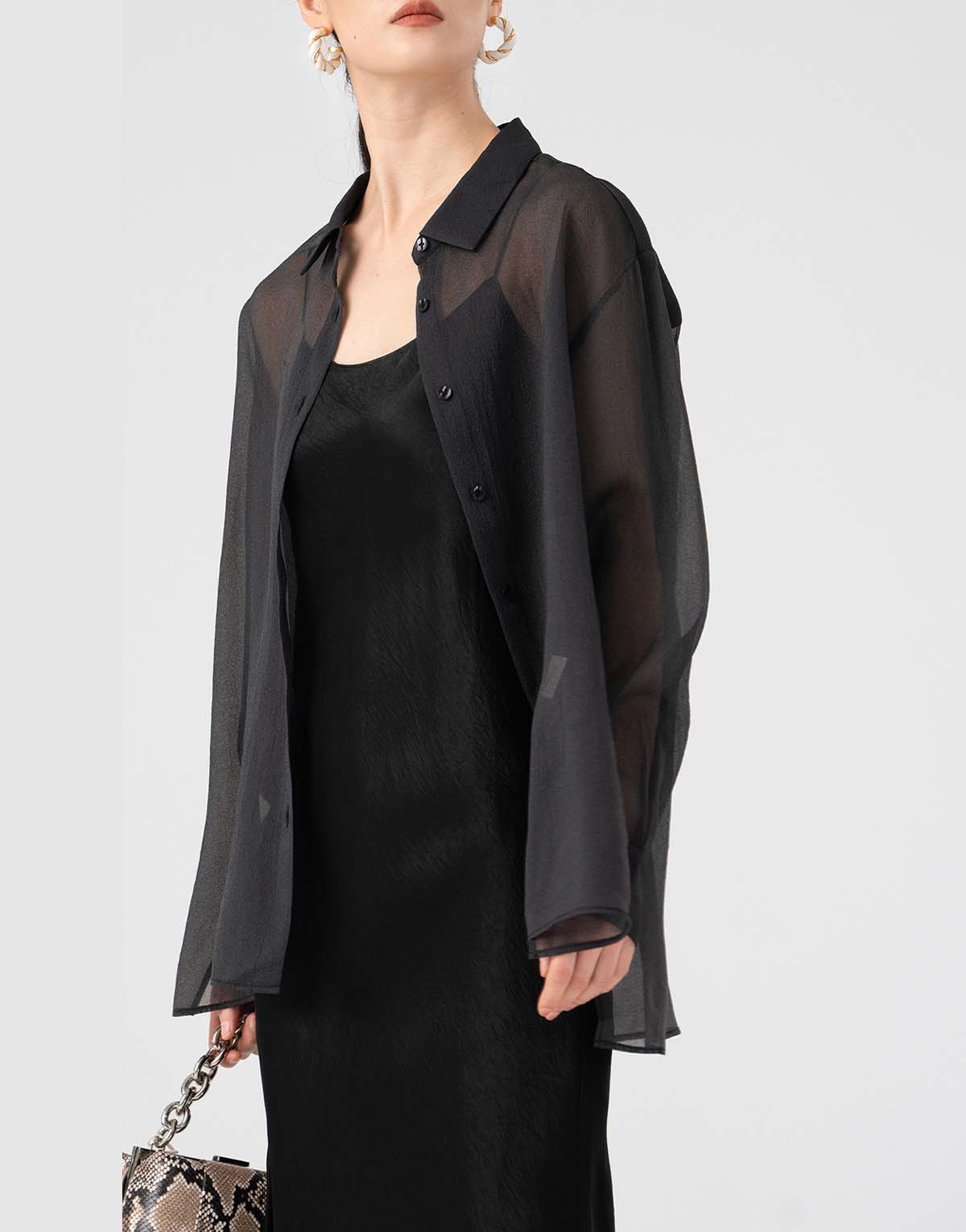 Washed Acetate Shirt-106-1